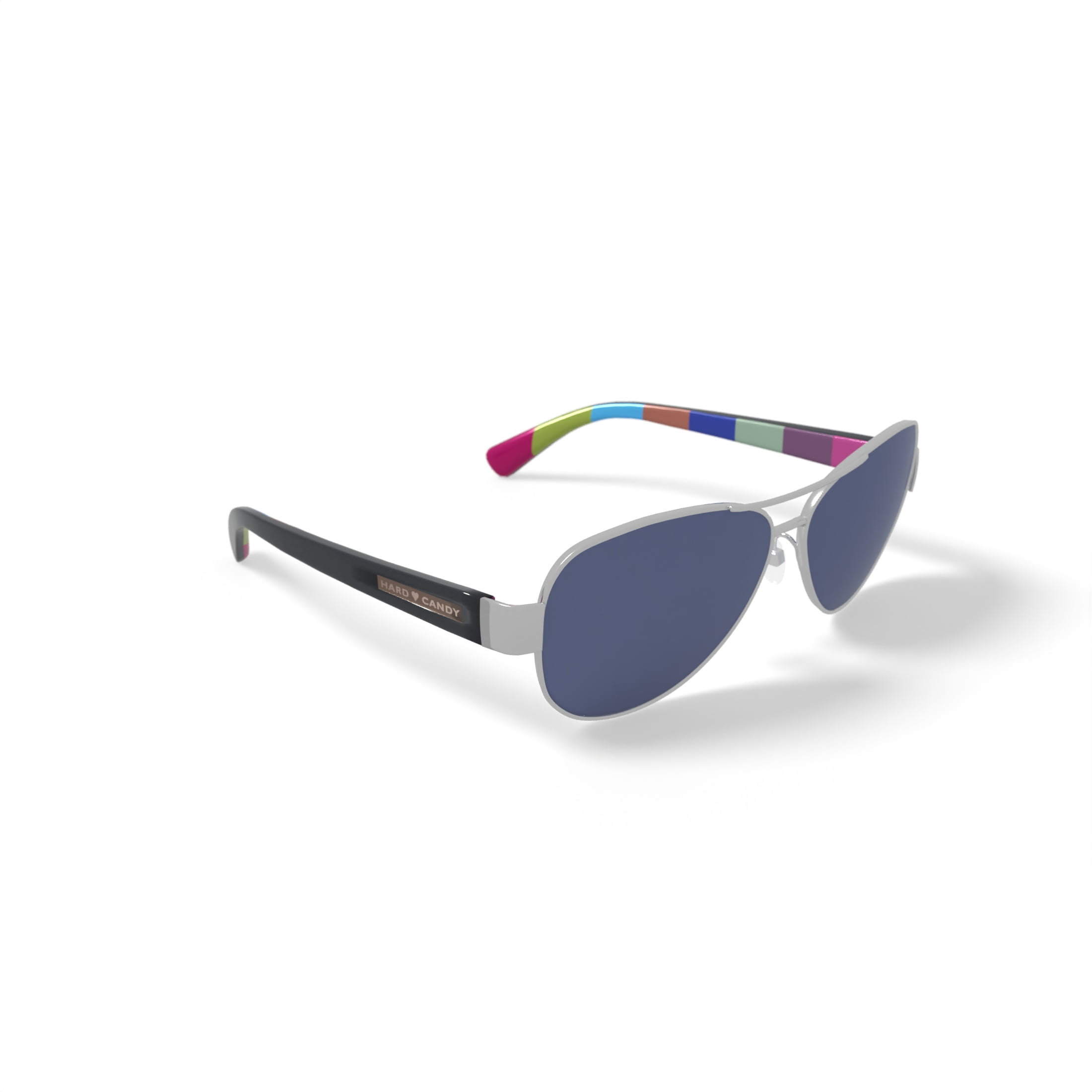 Hard Candy Womens Polarized Rx'able Sunglasses, Hs02P, Gold, 59-13-136, with Case