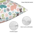 thumbnail image 3 of Yiaed Easter Rabbit Print Pillow Covers Super Soft Decorative Square Throw Pillow Covers Case Cushion Covers for Sofa Couch Bedroom Car Decor（No pillow core）-22"x22", 3 of 7