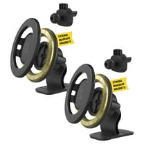 Scosche SMSDV-2PKXCES0 MagSafe MagicMount Magnetic Phone Holder or Stand Dashboard/Vent 2 pk Black