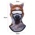 thumbnail image 2 of Animal 3d Balaclava linda estampado con orejas de snowboard de snowboard en el ciclismo (5), 2 of 5