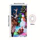 thumbnail image 5 of Yhmxh Tapiz para puerta de Navidad, 5 of 6