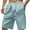 Light Blue, variant on Hot Days, Bold Styles YLSDY Men's Shorts Summer Elastic Waist Mokaloha Shorts Drawstring Beach Corduroy Short Lightweight Short Army Green S