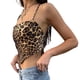 thumbnail image 2 of Txlixc Leopardo femenino con tirantes sin mangas Txlixc moda, 2 of 7