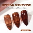thumbnail image 6 of Beetles Mocha Mist Jelly Gel Polish, 15ml, Brown Sheer Translucent UV Formula, 6 of 6