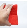 thumbnail image 3 of Esponja de fregado de 6"x4" sin rayones, almohadillas de limpieza rojas, 3 piezas, 3 of 7