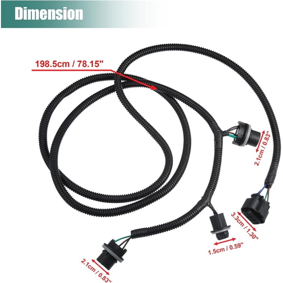 for Chevrolet Silverado 1500 2014 2015 22869169 Tail Light Lamp Wiring Harness for Chevrolet Silverado 2500HD 3500HD 2015 Passenger Side