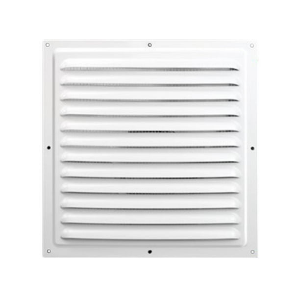 Cubierta de ventilación de aire Rejilla de ventilación de aire Cuadrada Aleación de aluminio Cubierta de ventilación blanca Aire 25cm