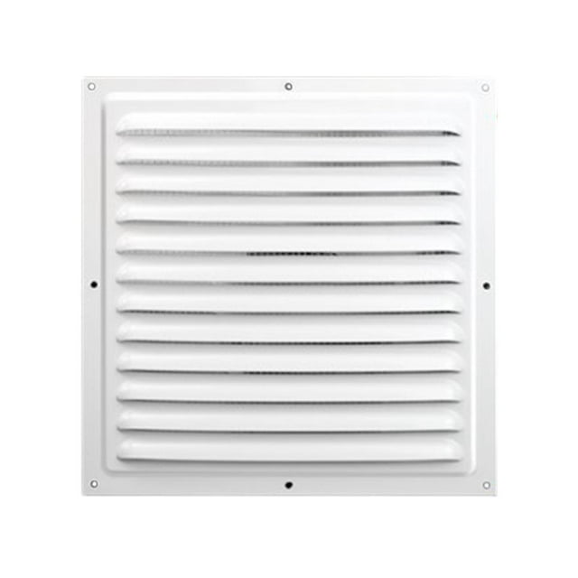 Cubierta de ventilación Rejilla de ventilación de aleación de aluminio blanca, Rejilla de ventilación cuadrada, Rejilla de de aire para techo 25cm