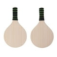 thumbnail image 1 of Beach Badminton Set Bamboo Construction 1 Pair 13 x 7.5 x 0.4In, 1 of 4