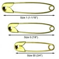 thumbnail image 4 of 300 Pcs Closed Brass Safety Pins for Sewing, Quilting & Craft - Size 0, 4 of 5
