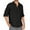 Black, variant on Men's Sun Protection Fishing Shirts Long Sleeve Travel Work Shirts for Men UPF50+ Button Down Shirts with Zipper Pockets