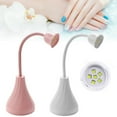 thumbnail image 1 of LED Lampe à Ongles 360degree Rotatif Col de Cygne Ongles Durcissement Lumière Main-Libre Vernis à Ongles Sèche Machine Mini Lotus USB Rechargeable Rapide Sèche Lampe de Guérison pour Gel à Ongles Bricolage Usage Domestique, 1 of 8
