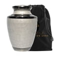 thumbnail image 5 of Ample Crimination URN With Engraving | Large 10.5" Elegant Memorial Urn for Ashes with Meena Floral Design & Engraving Option ACU017, 5 of 9