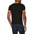 thumbnail image 2 of Ringer T-Shirt M Black/Gold, 2 of 3