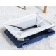 thumbnail image 4 of ZHAOCHENG Caja de almacenamiento plegable rectangular con cesta de almacenamiento de tela con costura de lino, caja de almacenamiento con asas de cuerda de algodón, caja de almacenamiento en forma de, 4 of 5
