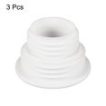 thumbnail image 3 of Uxcell Drain Pipe Seal Hose Silicone Plug Sewer Sealing Ring Connector, White 3 Pack, 3 of 5