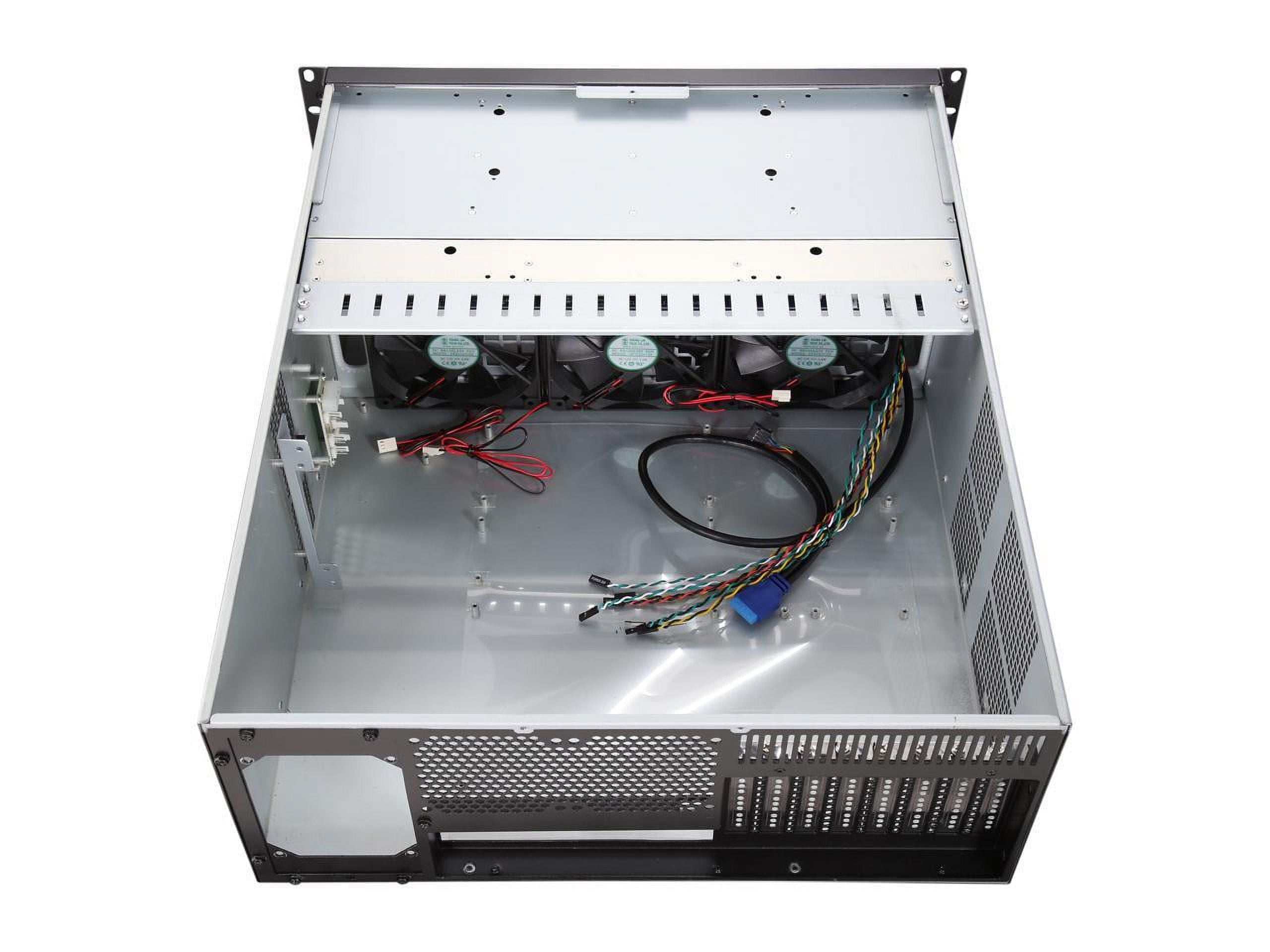 Athena Power RM-4U8G1043 Black SGCC (T = 1.2mm) 4U Rackmount Server Case