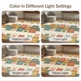 thumbnail image 7 of ODIKA Bedside Retro Symmetrical Rectangular Inspired Patterned Cover for King Size Bedroom, Master Suite, Under Bed, Foldable Easy Care, 7 of 7