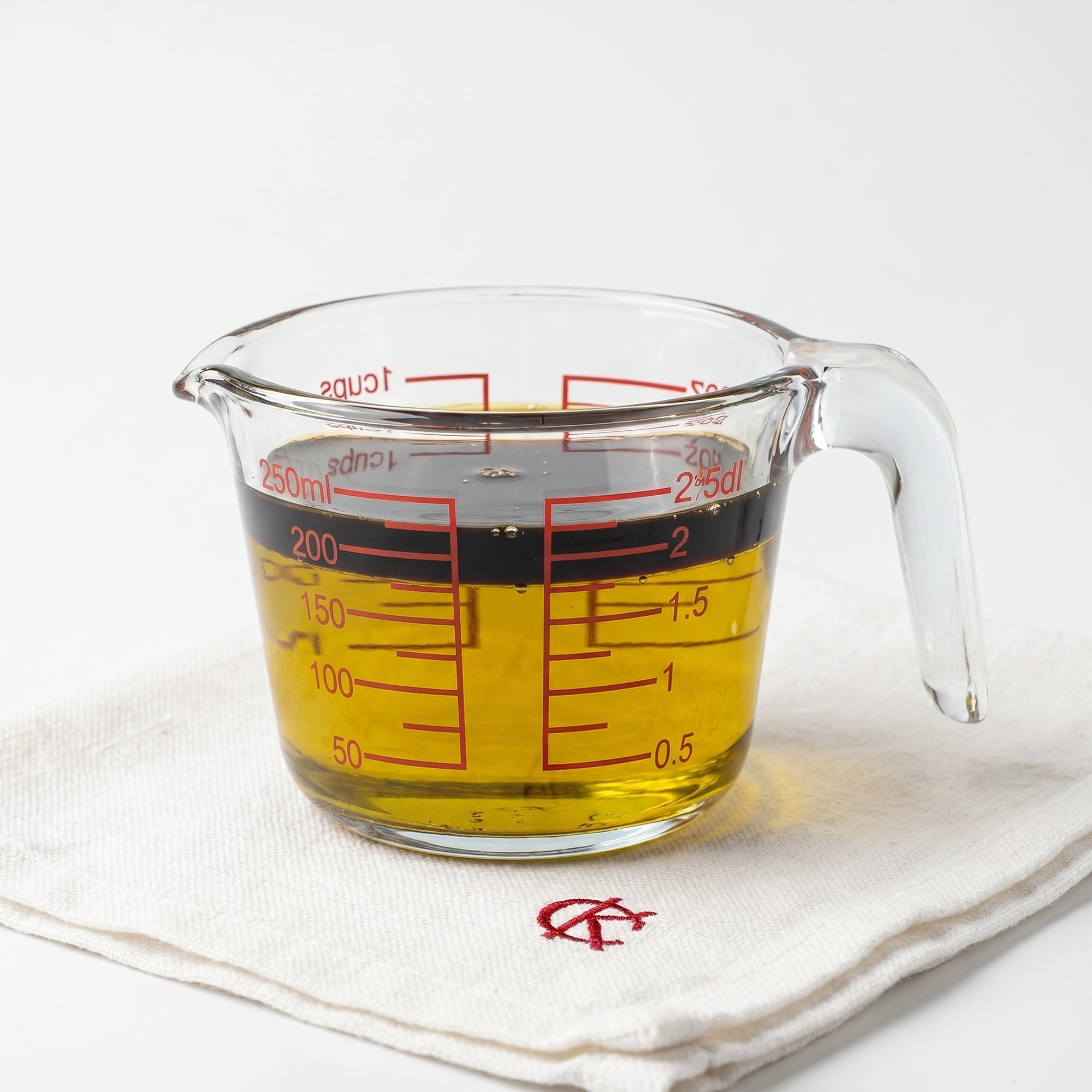 Unique Bargains Measuring Cup, 1 Cup Glass Measuring Cups for Kitchen Baking Clear  3PCS