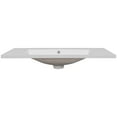 thumbnail image 5 of Hassch 36" Bathroom Vanity Top, 3-Faucet Holes, 4" Faucet Available, Ceramic Basin, White, 5 of 10