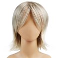 thumbnail image 1 of Peluca Ecvtop Rubia para Hombre de Cabello Corto para Cosplay, 1 of 4