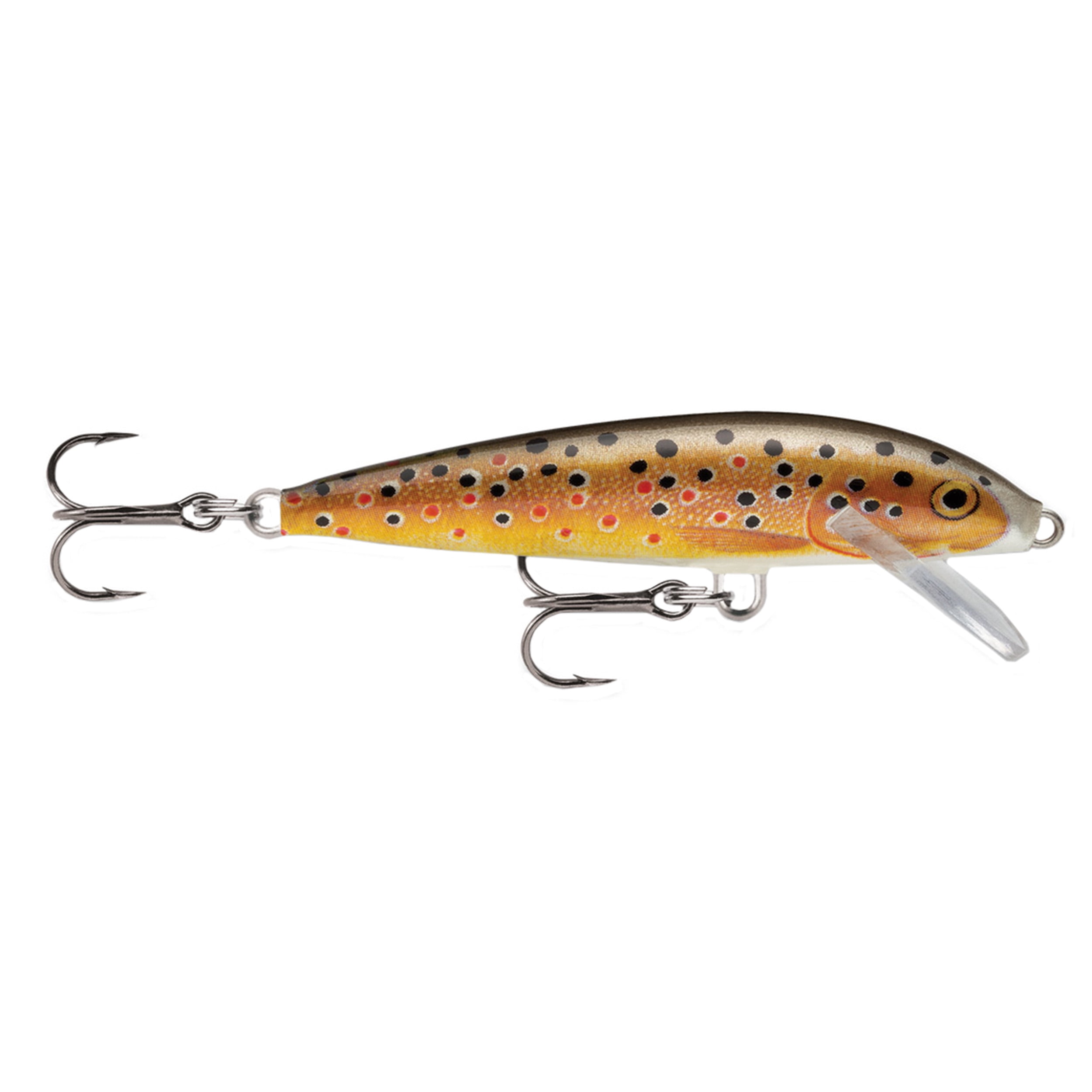 RAPALA COUNTDOWN 09's---LOT of 3 BROWN TROUT COLORED FISHING LURES 