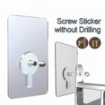 thumbnail image 2 of 20 Pcs High Quality Punch-free Screws Strong Self-adhesive Suction Cup Sucker Wall Hooks Hanger For Kitchen Bathroom Tools, 2 of 4