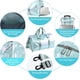 thumbnail image 3 of Bolsa de deporte para gimnasio, bolsa de viaje impermeable con compartimento para zapatos y bolsillo para artículos húmedos, 3 of 4