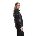 thumbnail image 2 of Martha Stewart Women’s PU Quilted Short Sleeve Puffer Vest – Lightweight Faux Leather Jacket for Warmth, Comfort & Stylish Layering, 2 of 4