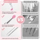 thumbnail image 5 of BR Juego de brochas de silicona para labios, 6 unidades, aplicadores de bálsamo labial reutilizables, perfectos para lápiz labial, sombra de ojos y mascarilla labial, 5 of 5