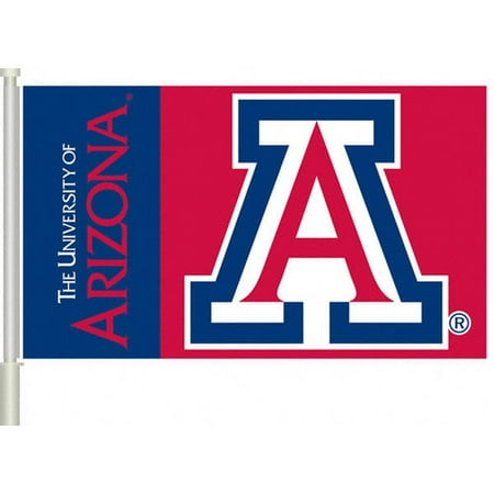 NCAA - Arizona Wildcats 11x18 Double Sided Car Flag - Set of 2