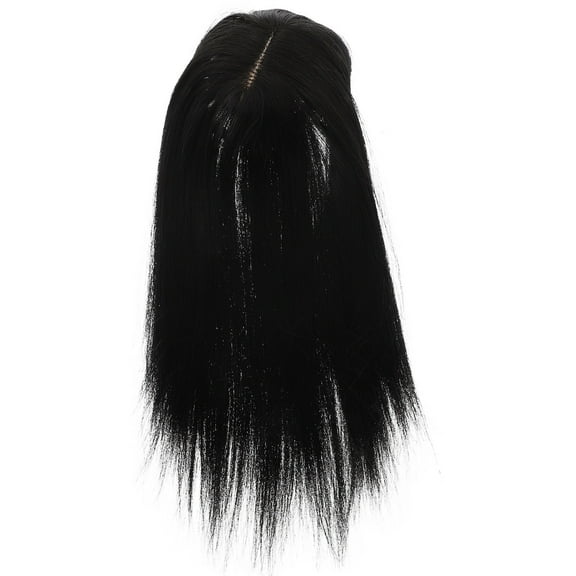 LEORX Hairline Toppers for Women Hair Volume Topper Black Chemical Fiber 1Pcs