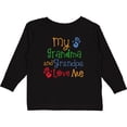 thumbnail image 3 of Inktastic My Grandma and Grandpa Love Me Boys or Girls Long Sleeve Toddler T-Shirt, 3 of 5
