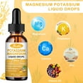 Potassium Magnesium Supplement, 99mg Potassium Supplement with Magnesium, Calcium, Vitamin D3