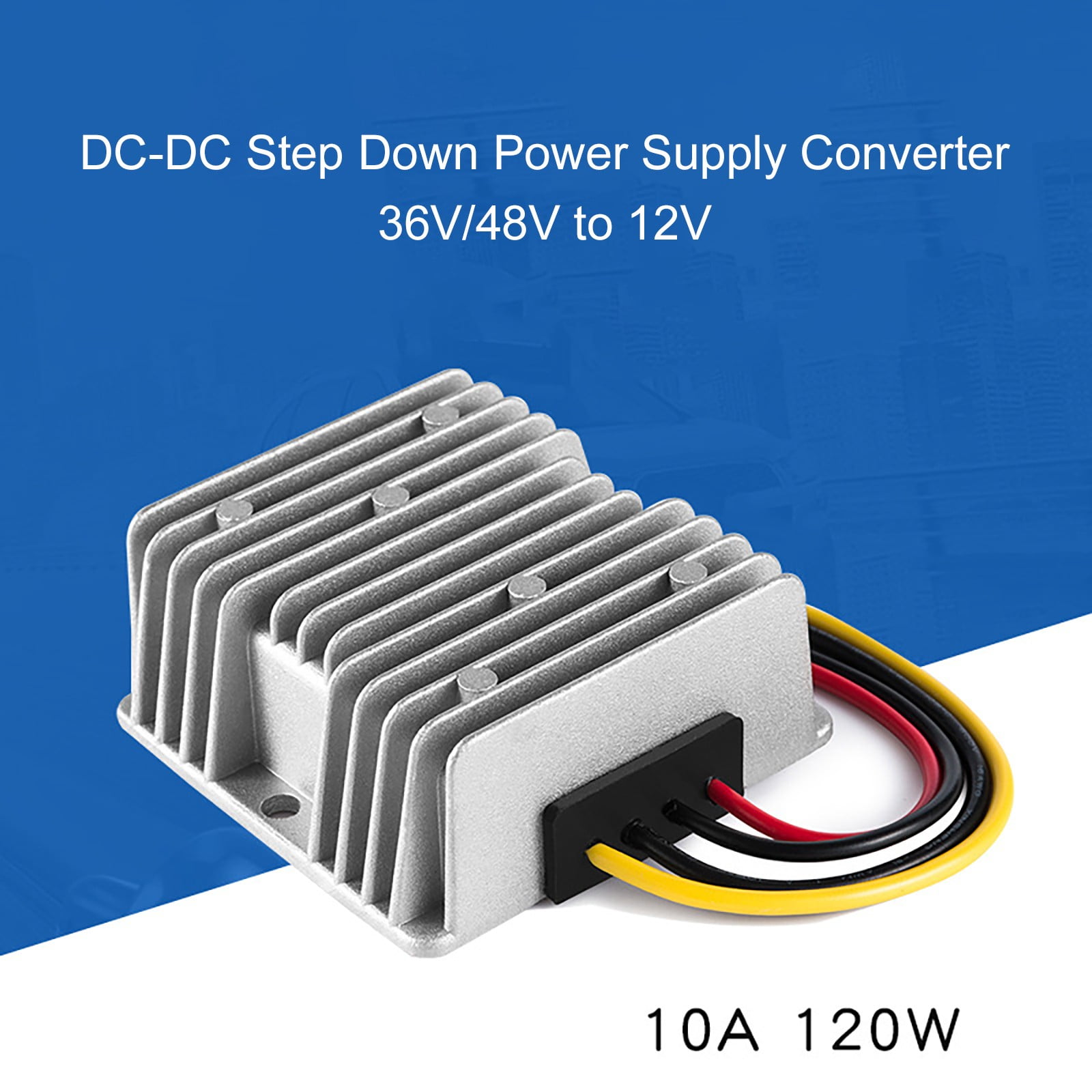 Power Converter Regulator 36V 48V to 12VDCDC Step Down 120W 10A