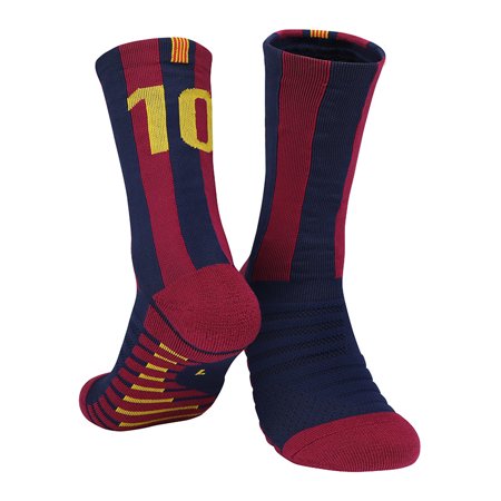 DNAKEN (3 Pairs) baseball socks softball socks grip socks soccer compression socks men for Youth & Adult kids toddler soccer socksNumber number non -slip socks towel bottom socks