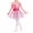 Coral Pink Gradient with Black Butterfly, variant on Aideaone Toddler Girls Ballet Leotard with Tutu Skirt Ruffle Sleeve Dance Costume Ages 3-7