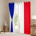 thumbnail image 3 of Manfei France Flag Blackout Curtains Set of 2 (52x84 Each),Blue White Red Curtain, 3 of 7