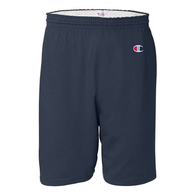 Champion - Pantalones cortos para hombre (6 pulgadas), color azul marino, XL Campeón 8187