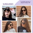 thumbnail image 2 of Gafas de sol polarizadas espejadas SIPHEW para mujer con protección UV401, 2 of 6