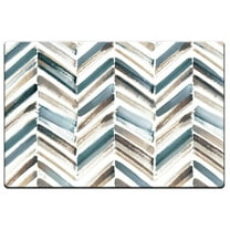 CounterArt "Painted Chevron" Decorative Kitchen Floor Mat