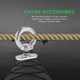 thumbnail image 1 of 4Pack Stainless Steel Kayak Track Mount Tie Down Eyelet Rail Accessory for Kayak Canoe Boat, 1 of 7