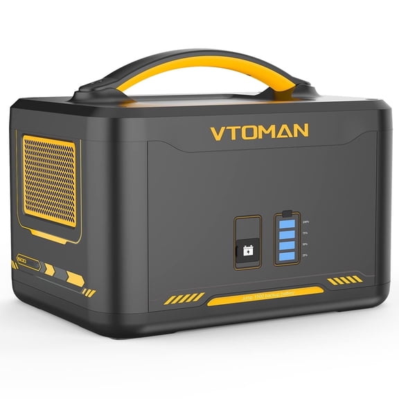 VTOMAN 1548Wh Power Station Extra Battery  for Jump 1000/1500X/1800,High-power Camping&Home LiFePO4 Backup Expansion Battery