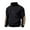 Black, variant on GEOM MAS Men's Solid Color Stand Collar Half Zip Long Sleeve Tactical Pocket Top, Outdoor Sweatshirt for Hiking, Work and Utility Wear,Black,XL