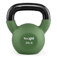 thumbnail image 1 of Kettlebell Yes4All Neopreno 11,3 kg 25 libras Verde Brillante, 1 of 7