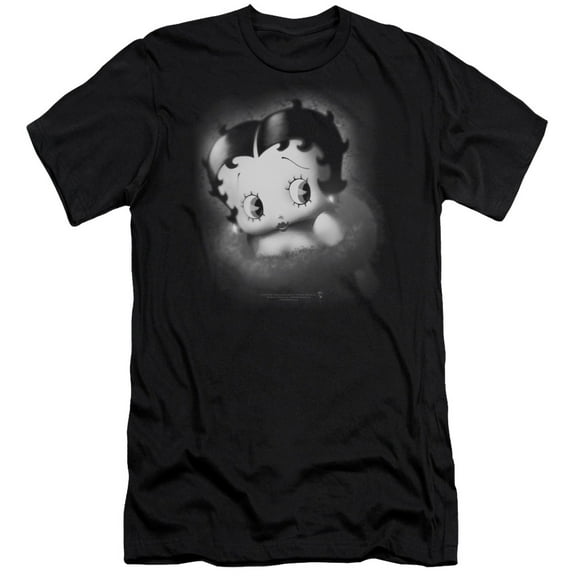Betty Boop Vintage Star S/S Adult 30/1 T-Shirt Black