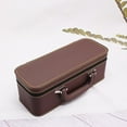 thumbnail image 3 of PU Leather Bangle Box Storage Box for Anniversary Shows Display Stand Engagement Warm White, 3 of 8