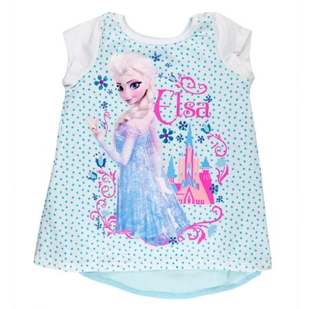 Frozen - Elsa Castle Toddler Tunic Chiffon Insert T-Shirt