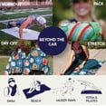 thumbnail image 3 of Toalla deportiva para correr de microfibra, tamaño completo, 3 of 9