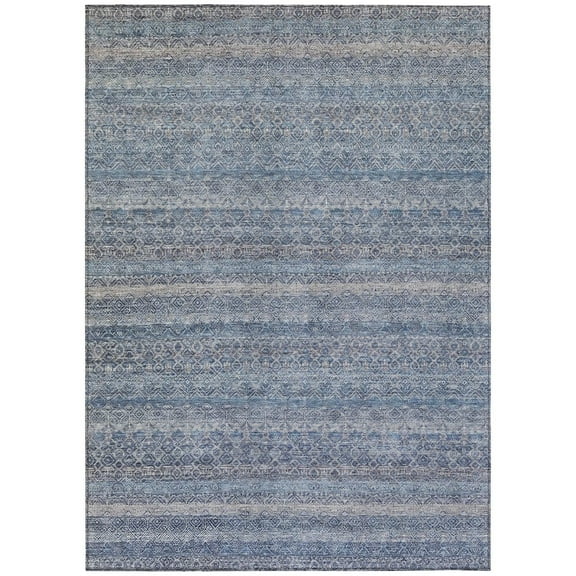 Dalyn Rugs Machine Washable Indoor/Outdoor Chantille ACN2105 Blue 10' x 14' Rug